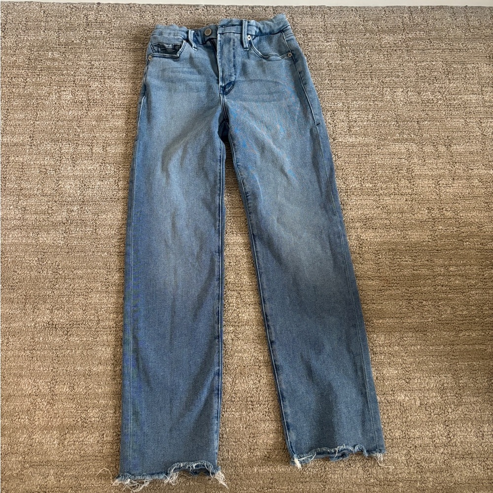 Good American size 25 blue jeans